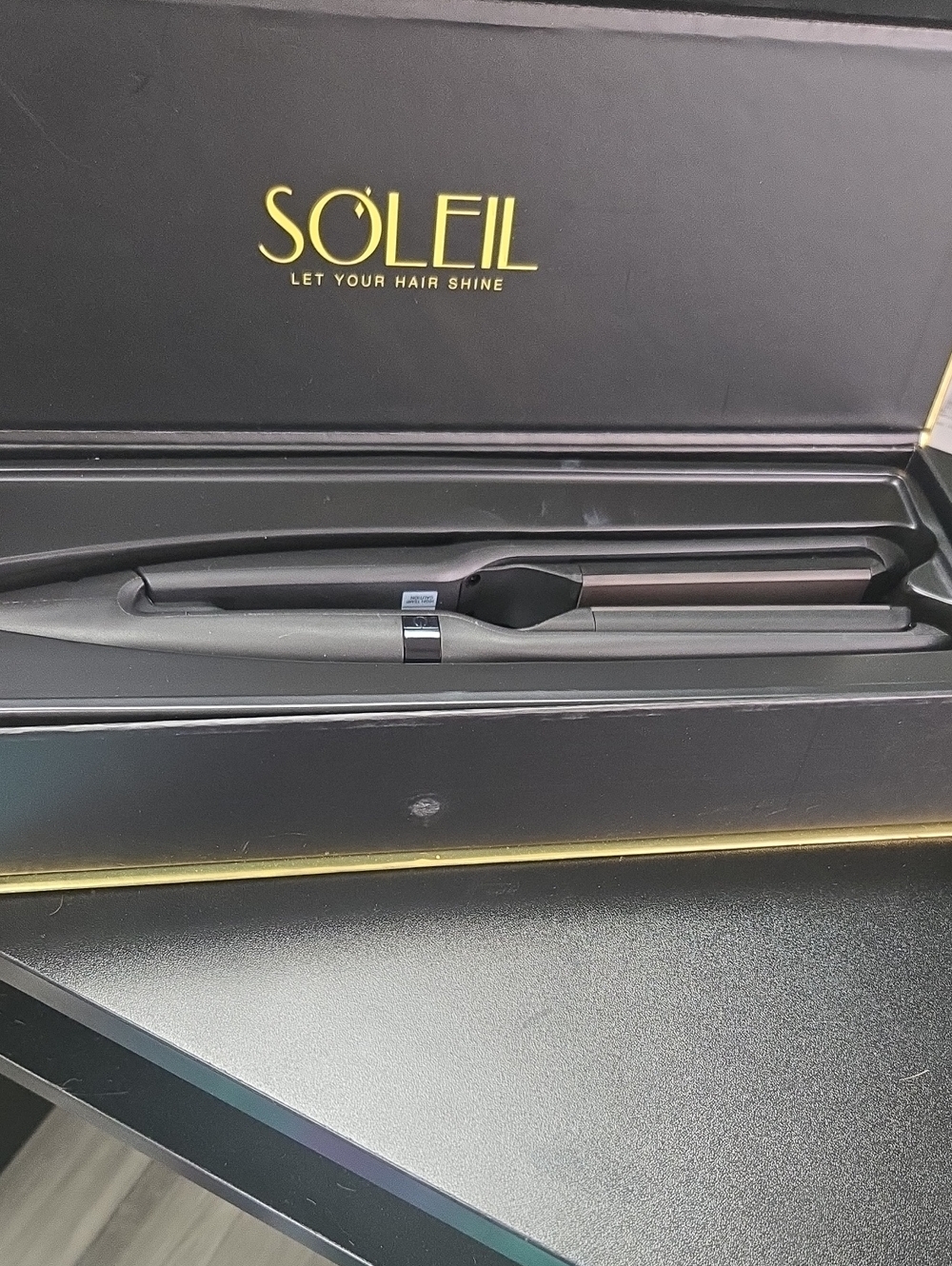 SOLEIL Black Hair Straightener - Professional Ceramic Flat Iron